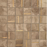 Керамогранит Fap Kamu Beige Metal Mosaic Brillante 30x30