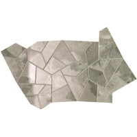 Керамогранит Fap Kamu Grey Fly Mosaico Brillante 25x41.5