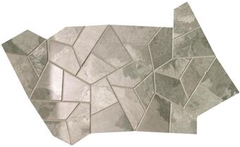 Керамогранит Fap Kamu Grey Fly Mosaico Brillante 25x41.5