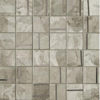 Керамогранит Fap Kamu Grey Metal Mosaic Brillante 30x30