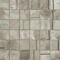 Керамогранит Fap Kamu Grey Metal Mosaic Brillante 30x30