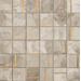 Керамогранит Fap Kamu White Metal Mosaic Brillante 30x30