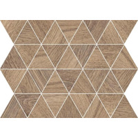 Керамогранит Flaviker Cozy Mosaico Triangoli Brown 26x34