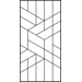 Керамогранит Flaviker River Decoro Tetris Ecru Ret Set 32 Pcs 120x240