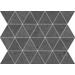 Керамогранит Flaviker Still No W Mosaico Triangoli Coal 34x26