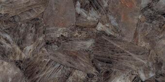 Керамогранит Graniti Fiandre Rock Salt Maximum Brown Lucidato 37.5x75