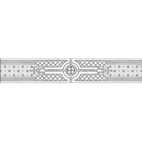 Керамогранит Grasaro Classic Marble Фриз 2 7x40