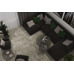 Керамогранит GRS02-27 Petra limestone серо-зеленоватый ракушечник 120х60 - фото в интерьере