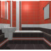 Керамика Декор Imola Jabot L. Emy W 4.5x40 (L.EmyW) - фото в интерьере