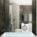 Керамогранит Imola Ceramica The Rock Piasen612Rm 60x120 Неглазурованный керамогранит - фото в интерьере