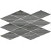 Керамогранит Italon Charme Advance Palissandro Dark Mosaico Diamond 28x48