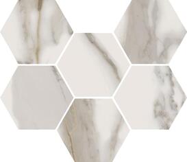 Керамогранит Italon Charme Evo Calacatta Mosaico Hexagon 25x29