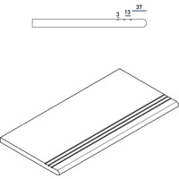 Керамогранит Italon Everstone Desert Gradino Round Grip 30x60