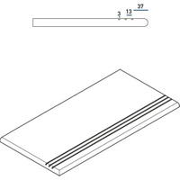 Керамогранит Italon Everstone Desert Gradino Round Grip Sx 30x60