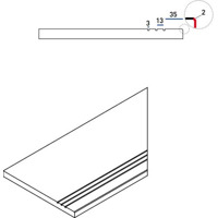 Керамогранит Italon Skyline Cloud Bordo Grip Dx 30x60