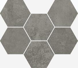 Керамогранит Italon Terraviva Dark Mosaico Hexagon 25x29