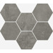 Керамогранит Italon Terraviva Dark Mosaico Hexagon 25x29