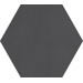 Керамогранит Keope Elements Design Black Esagona 25x21.6