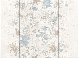 Керамогранит Kerlite Wanderwall Sketch A Sx A B B Dx 100x300