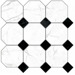 Керамогранит Kerranova Black and White Black Lapp D02-Cut 60x60