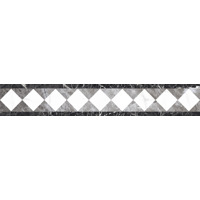 Керамогранит Kerranova Black and White White Lapp F01-Cut 10x60