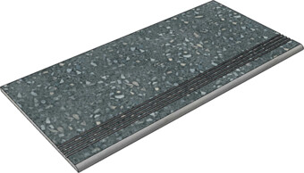 Keratile Belstone GBBelstoneAntraciteMT36_4 30x60 Ступень