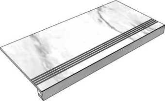 Keratile Carbis GTCarbisWhite36_4 30x60 Ступень