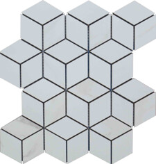 Глазурованный керамогранит KTL CERAMICAS Syros Mk.CubeSyrosWhite Декоративный элемент