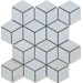 Глазурованный керамогранит KTL CERAMICAS Syros Mk.CubeSyrosWhite Декоративный элемент