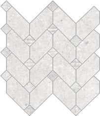 Керамогранит La Fabbrica Agglomerate Mosaico Freccia Pearl Nat Lapp 30x35