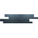 Керамогранит La Fabbrica Fusion Muretto Su Rete Titanium Lap Liscia Rett 16.2x49