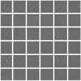 Керамогранит La Fabbrica Resine Mosaico Nero Rett Su Rete 30x30