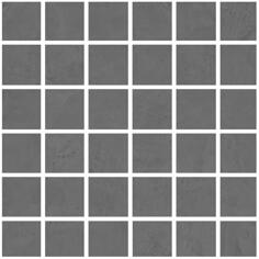 Керамогранит La Fabbrica Resine Mosaico Nero Sat Rett Su Rete 30x30
