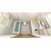 Керамика Плитка La Faenza Studio W 19.5x59 (StudioW) - фото в интерьере