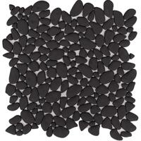 Стекло LAntic Colonial Boulder Mosaics Black 30.5x30.5