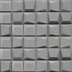 Стекло LAntic Colonial Effect Mosaics Square Silver 30x30