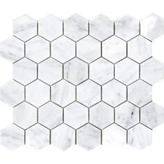 Камень LAntic Colonial Essential Mosaics Hexagon Carrara Pulido 25.8x29.8