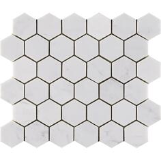 Камень LAntic Colonial Essential Mosaics Hexagon Persian White 25.8x29.1