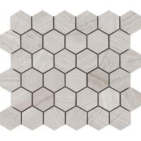 Камень LAntic Colonial Essential Mosaics Hexagon Silver Wood 25.8x29.8