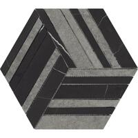 Камень LAntic Colonial Form Mosaics Form Hub Black 22.5x26