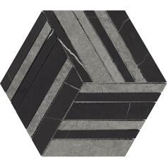 Камень LAntic Colonial Form Mosaics Form Hub Black 22.5x26