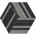 Камень LAntic Colonial Form Mosaics Form Hub Black 22.5x26