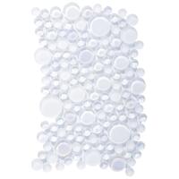 Стекло LAntic Colonial Glacier Mosaics Moon Metallic White 19x29