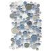 Стекло LAntic Colonial Glacier Mosaics Moon Metallic Сremas 19x29