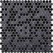 Стекло LAntic Colonial Glaze Mosaics Mini Hexagon Black 29.5x30