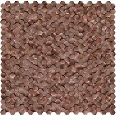 Металл LAntic Colonial Gravity Mosaics Aluminium 3D Hexagon Copper 30.7x30.1
