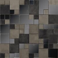 Металл LAntic Colonial Metal Mosaics Acero Anthracite Mini 3D Cubes 30.5x30.5