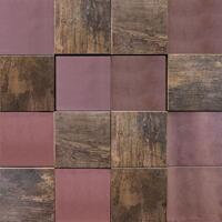 Металл LAntic Colonial Metal Mosaics Bronze 3D Cubes 30x30