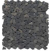 Камень LAntic Colonial Paradise Mosaics Minibroken Edge Negro 32x32