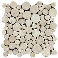 Камень LAntic Colonial Paradise Mosaics Round Stone Blanco 31.5x31.5